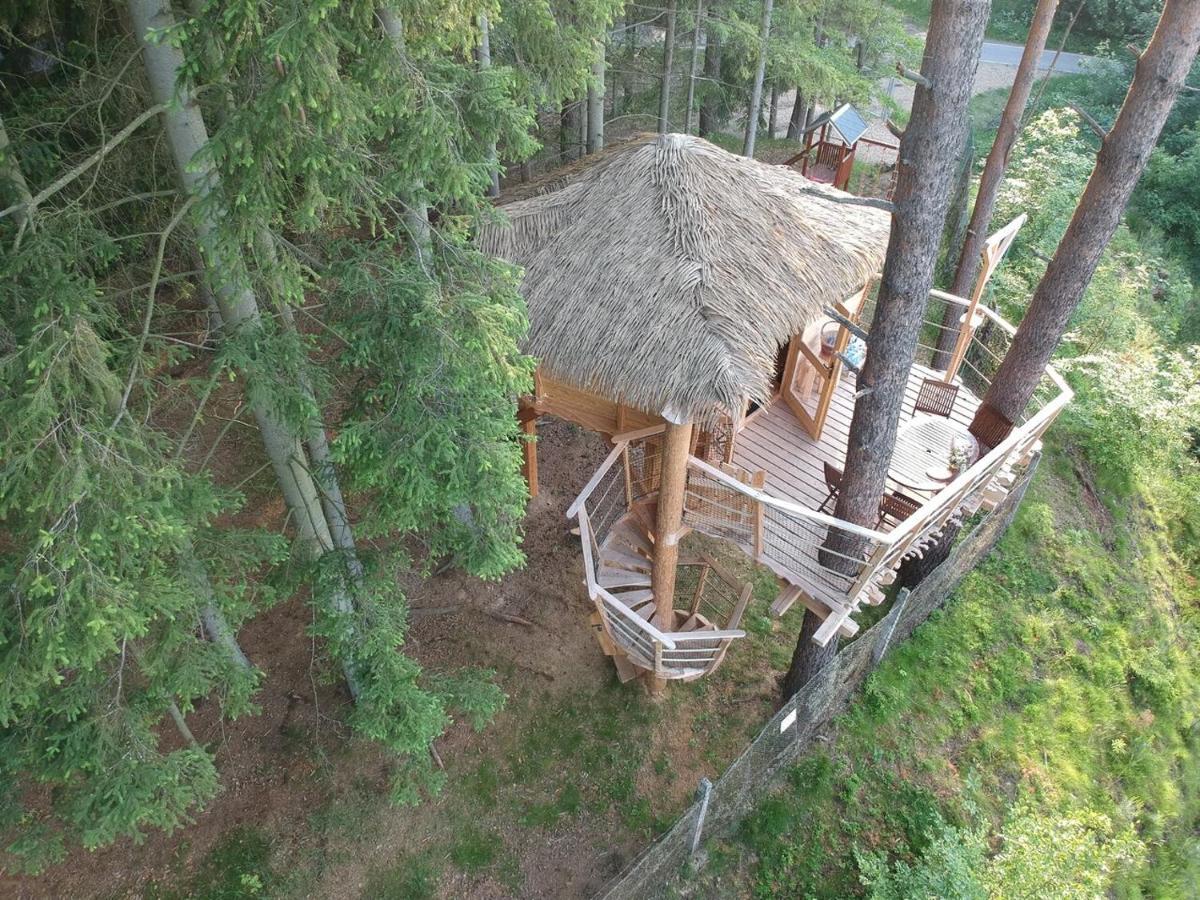 Hotel Treehouse U Rybnika Osecna Exteriér fotografie